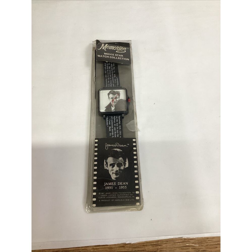 1987 James Dean Foundation Memories Movie Star Wrist Watch